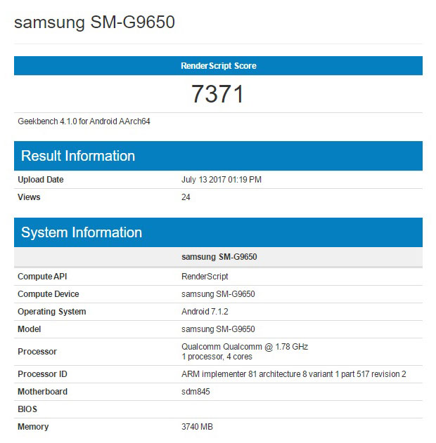 Флагман Samsung Galaxy S9 не сможет удивить Apple производительностью