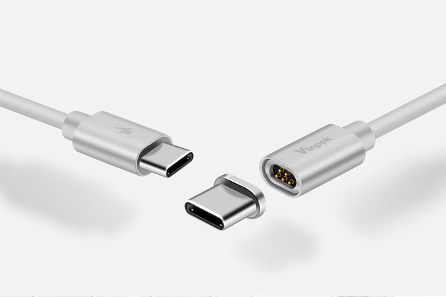Магнитный кабель Vinpok Bolt-S спасет хрупкий разъем USB-C в вашем MacBook