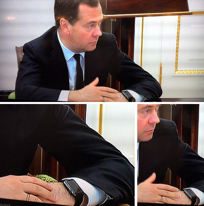 Любимые часы премьера: на что Дмитрий Медведев променял Apple Watch [фото]