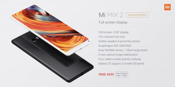 Xiaomi представила Mi Mix 2, Mi Note 3 и конкурента MacBook Pro