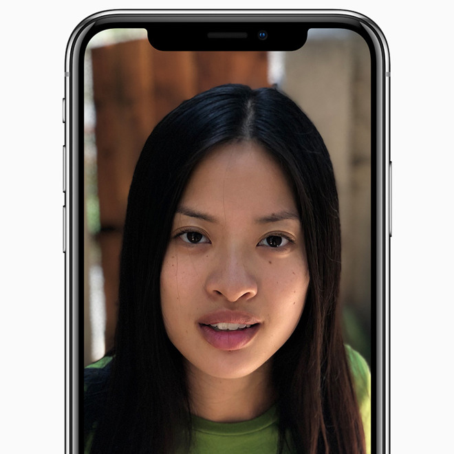 В iPhone X можно добавить только один скан лица
