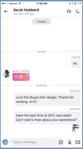 Microsoft работает над новым дизайном Skype на iOS