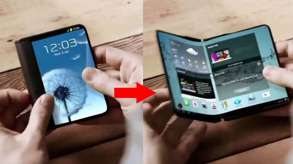Гнущийся смартфон Samsung будет представлен в 2018 году