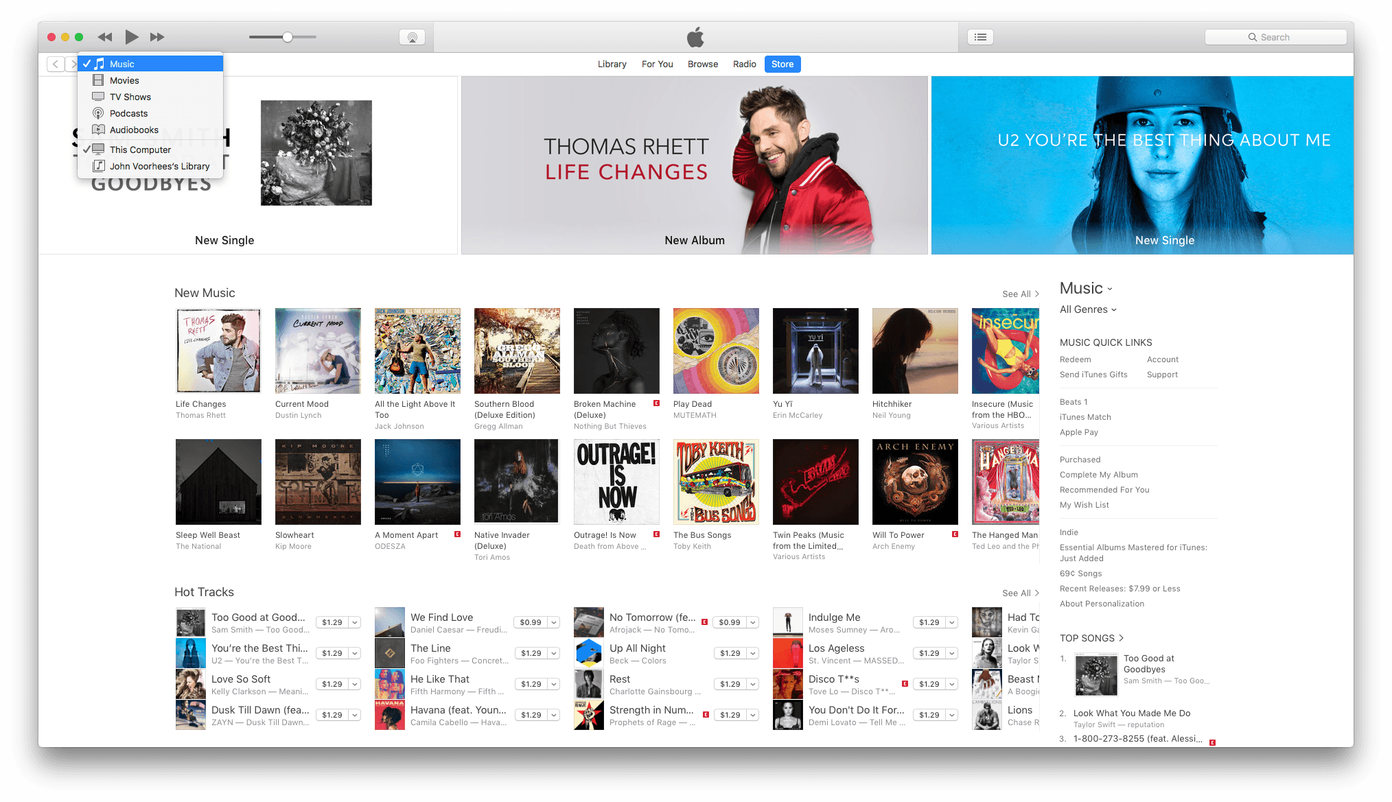 iTunes для MacOS лишился App Store, рингтонов и iTunes U