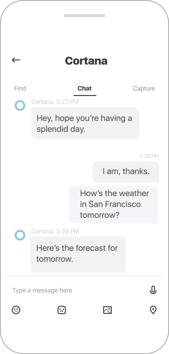 Microsoft добавила Cortana в Skype