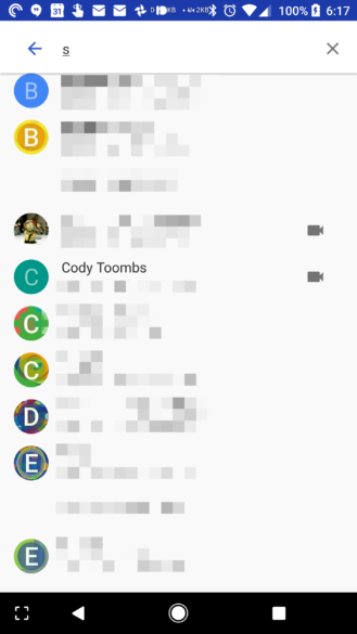 Google Duo будет интегрирован в список звонков и сообщения