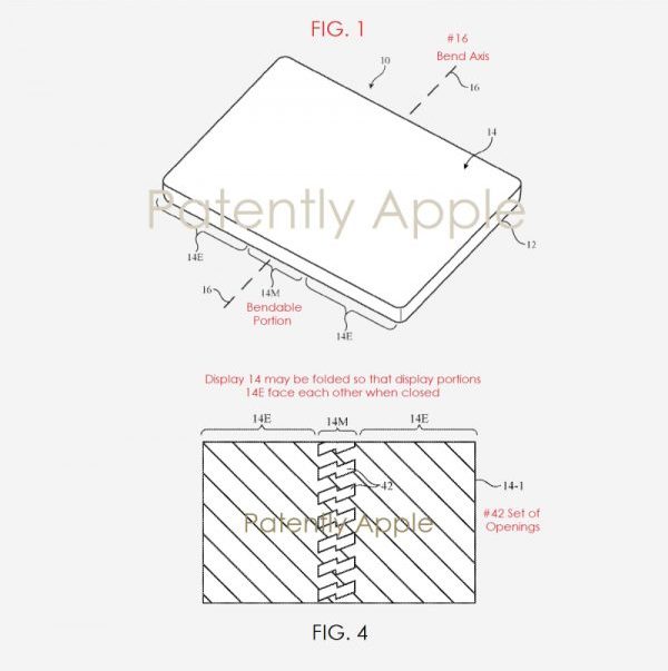 Apple подала патентную заявку на складывающийся планшет