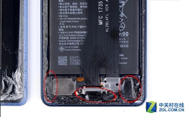Что находится внутри Huawei Mate 10 Pro
