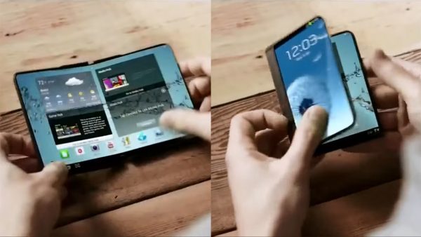 Samsung адаптирует Android под гнущийся смартфон