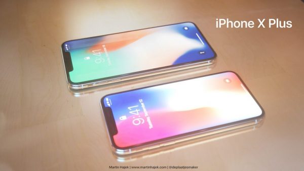 Рендеры iPhone X Plus от Мартина Хаека