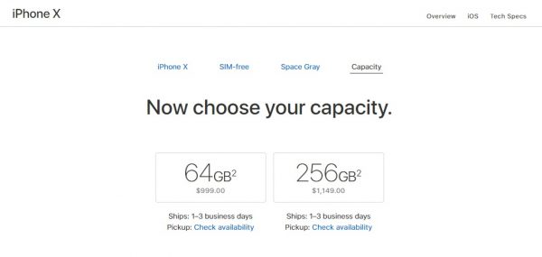 Срок доставки iPhone X сократился до нескольких дней