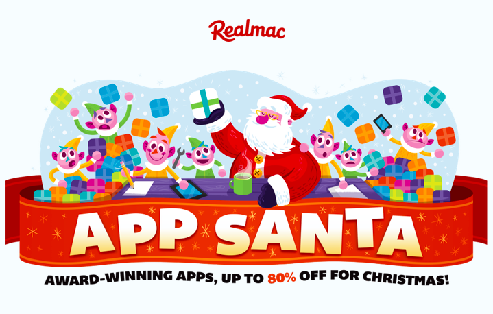 Компания Realmac предлагает скидки до 80% на популярные игры и приложения