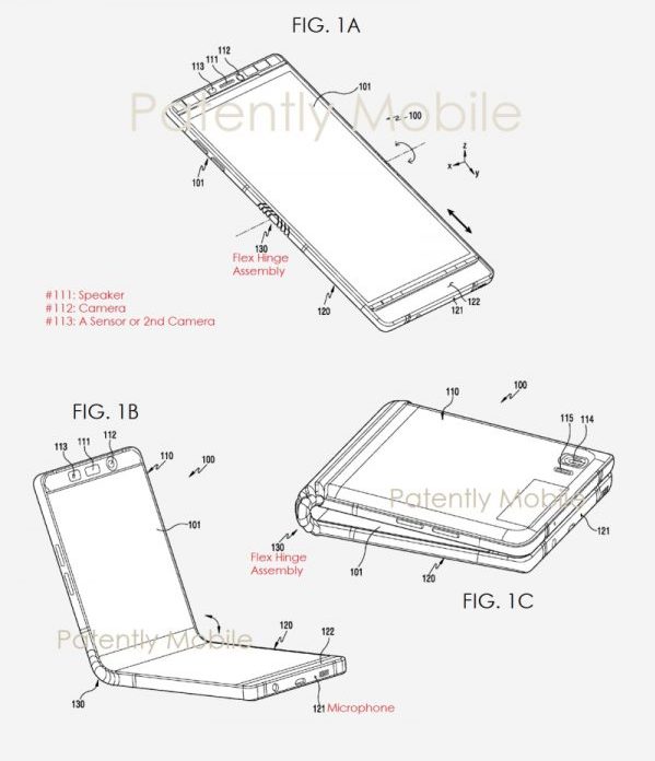 Samsung запатентовала устройства, которые можно гнуть, складывать и растягивать