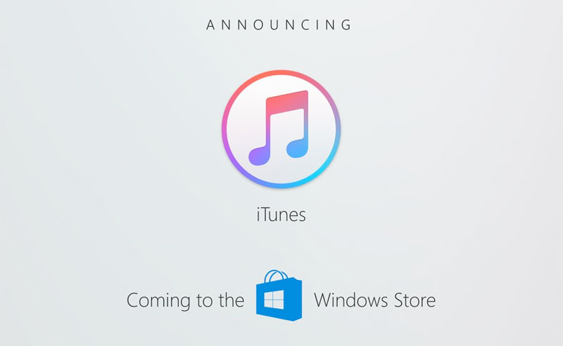 Apple работает над новой версией iTunes для Windows 10