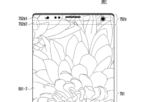 Samsung запатентовала телефон с дизайном iPhone X, только без «моноброви»