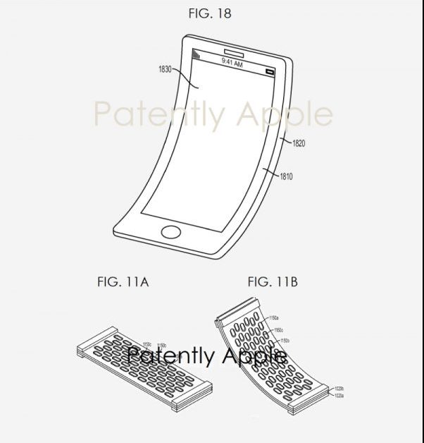 Apple запатентовала гибкие опорные конструкции для различных гаджетов