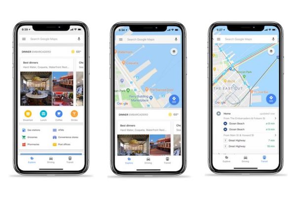 Обновление Google Maps для iOS сделает жизнь проще