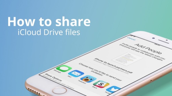 Как делиться файлами из iCloud Drive на iPhone и iPad