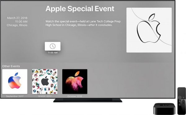 Apple не будет транслировать презентацию 27 марта