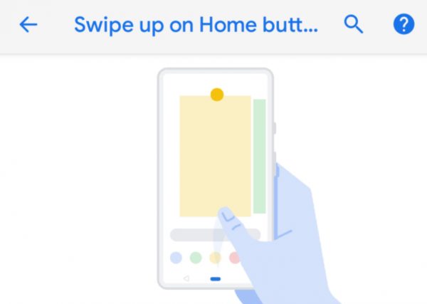 Google скопировала жесты управления iPhone X