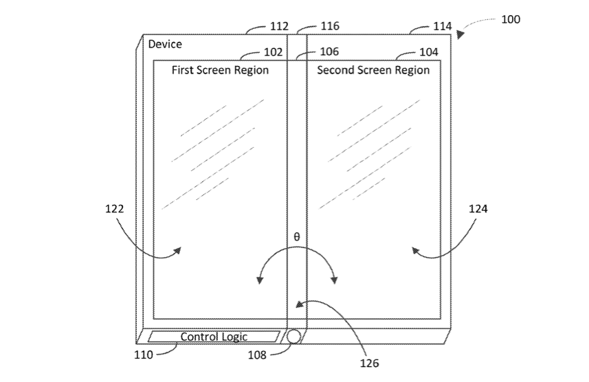 Microsoft придумала смартфон с тремя складывающимися дисплеями