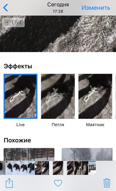Как создать GIF-изображение из Live-фото в iOS