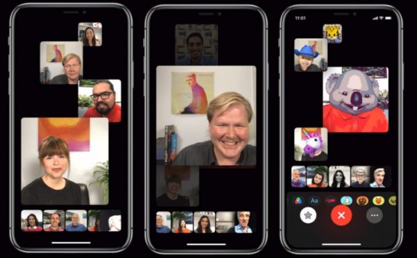 Как работают групповые звонки FaceTime в iOS 12