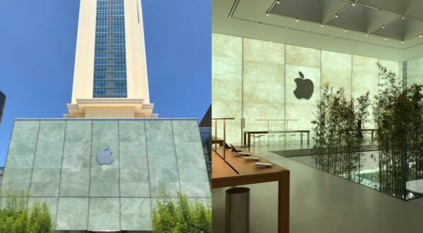 Каменные шторы и бамбук — Apple готовится к открытию еще одного магазина в Китае