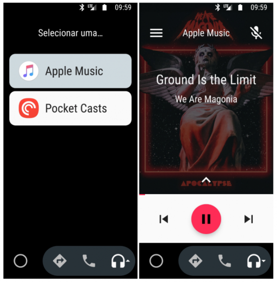 В Android Auto появится поддержка Apple Music