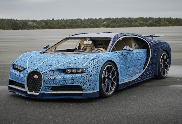Lego использовала больше миллиона деталей для постройки полноразмерной копии Bugatti