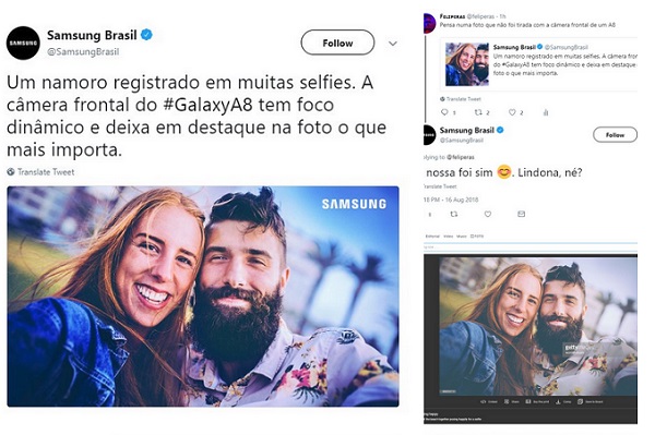 Samsung попалась на использовании профессиональных фото в рекламе своих смартфонов
